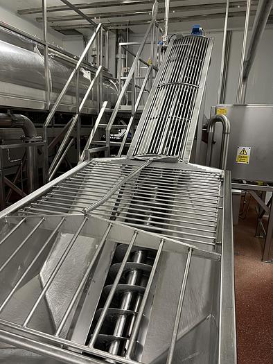 Used kiremko steam cooking line, Fam slicer
