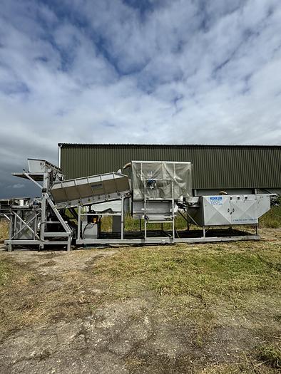 Used Sale of automated end of line packing machinery, as well as water treatment plant, Newtec weighers and Celox grader plus more