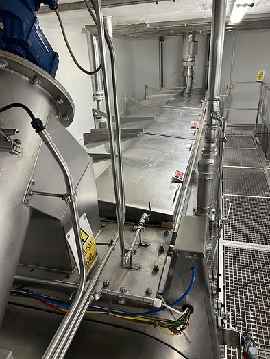 Used kiremko steam cooking line, Fam slicer