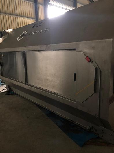 Used Haith 4m Stainless steel direct drive polisher 15 rollers