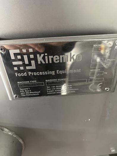 Used Kiremko steam cooking line