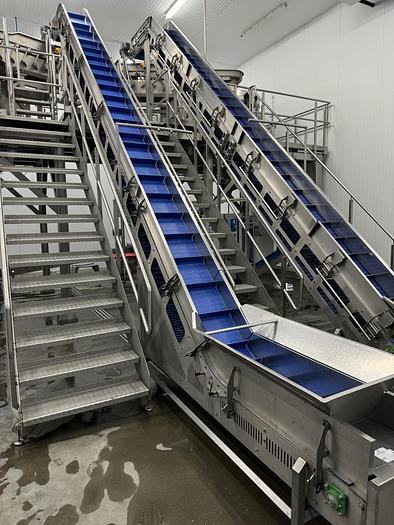 Used 2010 Yamato weigher + Sandiacre bagger full packing line