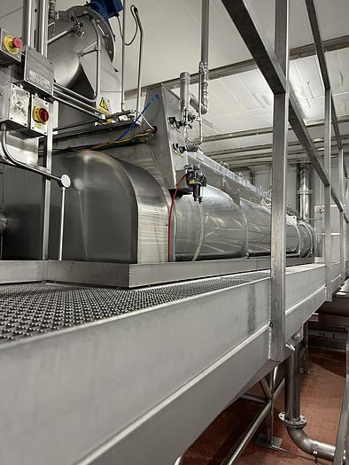 Used Kiremko steam cooking line