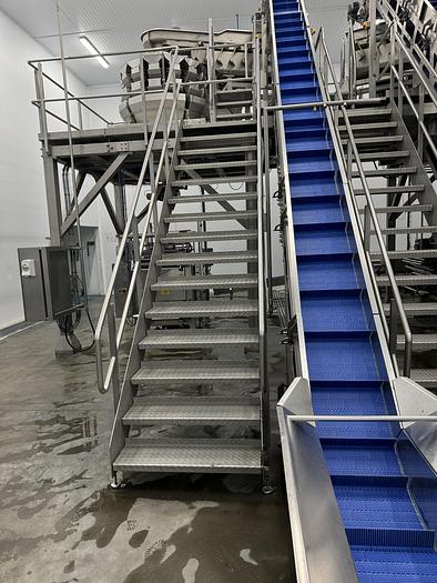 Used 2010 Yamato weigher + Sandiacre bagger full packing line