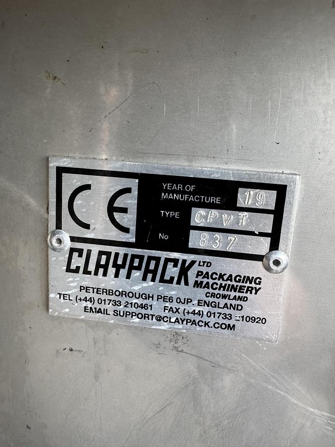 Used 2019 Claypack CPVT