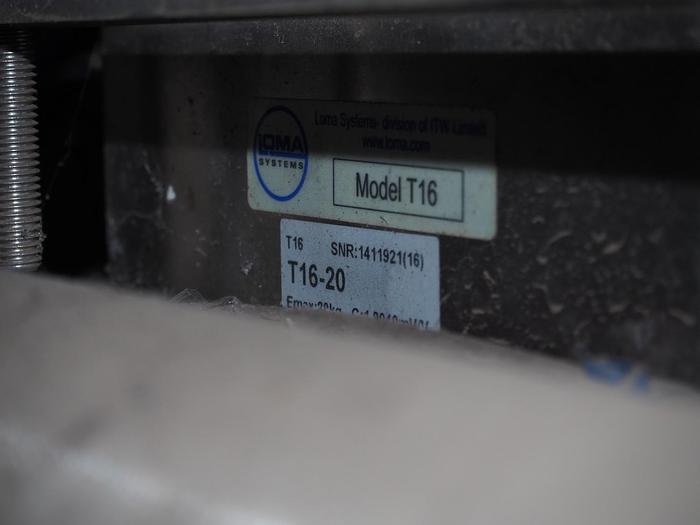 Used 2016 Loma Checkweigher with rejector CW3