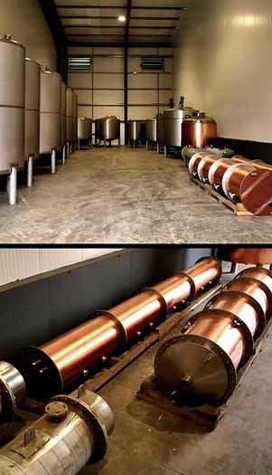 Used Full vodka Distillery plant