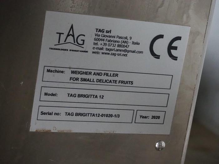 Used 2020 Tag SRL Brigitta12 Weighing and packing line with denester