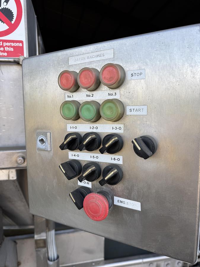 Used Francis Overall double automatic baton machine