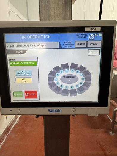 Used 2021 Yamato weigher + GIC bagger full packing line