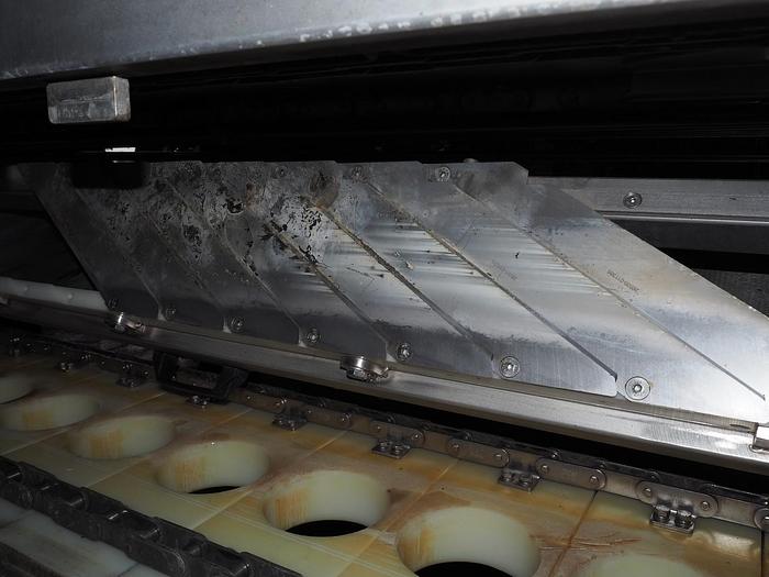 Used 2012 Finis food processing equipment Knife peeler + slicing line