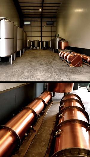 Used Full vodka Distillery plant