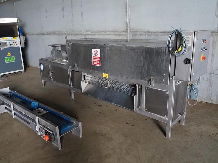 Used 2012 Finis food processing equipment Knife peeler + slicing line
