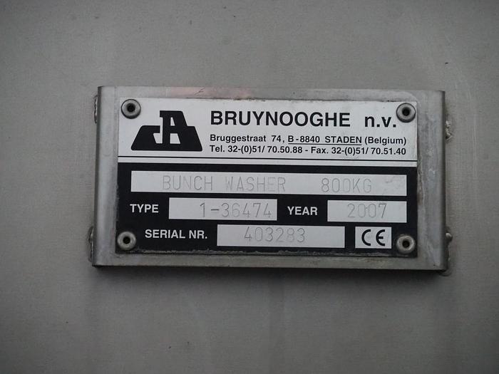 Used 2007 Bruynooghe Bunch washer