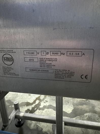 Used 2010 Yamato weigher + Sandiacre bagger full packing line