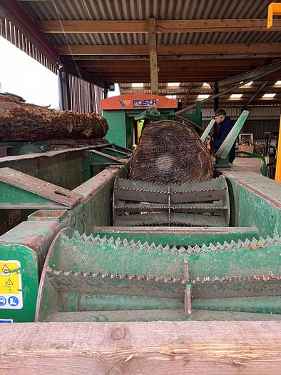 Used Posch Spalfix K-400 Firewood Processor K-400