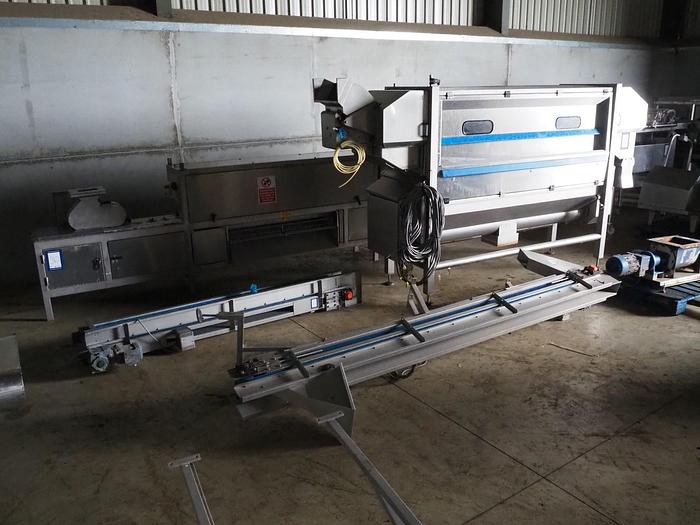 Used 2012 Finis food processing equipment Knife peeler + slicing line