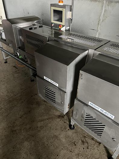 Used 2007 Cintex checkweigher + Loma metal detector combintation