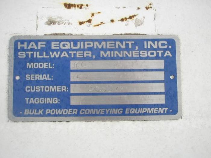 Used Dust Collector, Baghouse, 28 SF, HAF Equipment #S738019