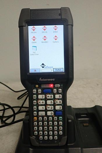 Used Intermec CK3XAA4K000W4100 CK3X Handheld Barcode Scanner w/ Battery, Cradle AD20