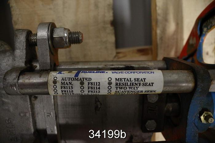 Used Trueline 3" Hand Operated Knife Gate Valve #34199