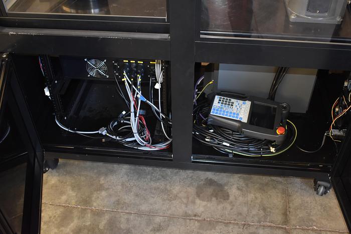 Refurbished FANUC LR Mate 200id Industrial Robot with R30ib controller - Custom Cell, Rotary Table