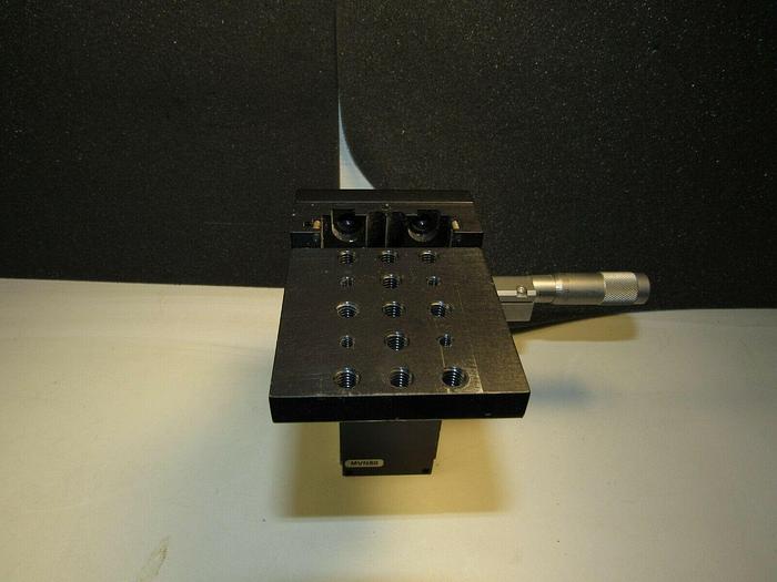 Used Newport MVN50 Vertical Stage W/ 2 M-406P Linear Stage & 2 SM25 Micrometers