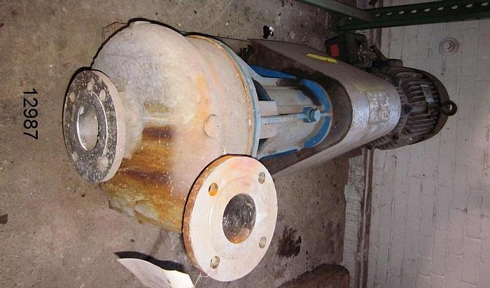 Used Wemco  Recessed Impeller Pump, 3 X 3 X 11, With Marathon Motor, 20 Hp, 1780 Rpm, 460 Volt, Tefc #12987