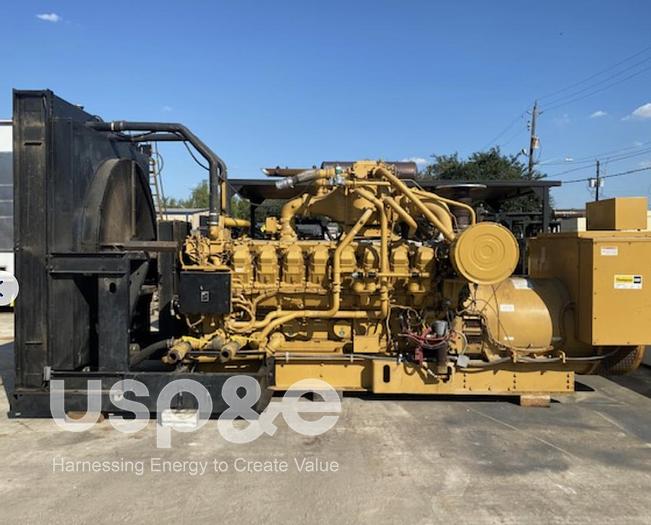 Used 1.4 MW 2001 Used Caterpillar G3516B LE Natural Gas Generator Set