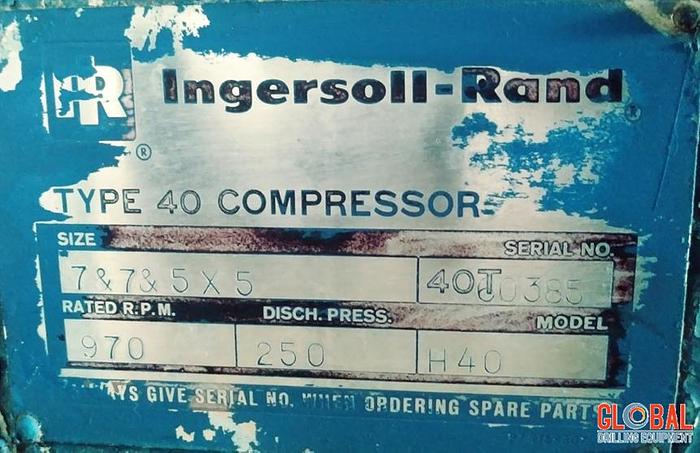 Used Item 0600 : Ingersoll-Rand H40 Air Compressor