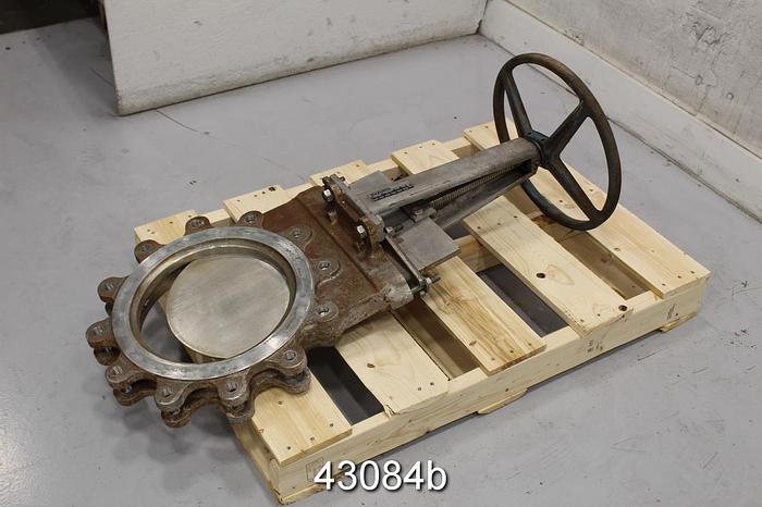 Used Dezurik 12" Hand Operated Knife Gate Valve #43084