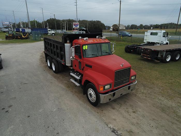 Used 2008 Mack CHU613 TANDEM AXLE DUMP TRUCK