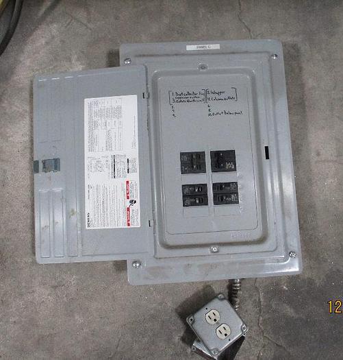 Used LOT OF ELECTRICAL CIRCUIT-BREAKER PANELS & . ELECTRIC ITEMS