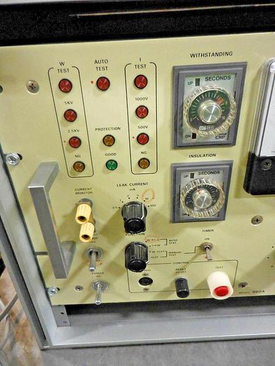 Used Kikusui Electronics 860A Withstanding Voltage/ Insulation Resistance Auto Tester