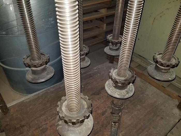 Used Charles E Francis Cast Iron Manual Veneer Press