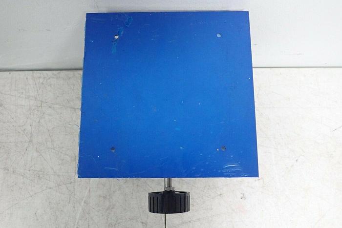 Used Fisher Scientific Lab Jack, 79lb capacity, 20cm x 20cm (8" x 8")