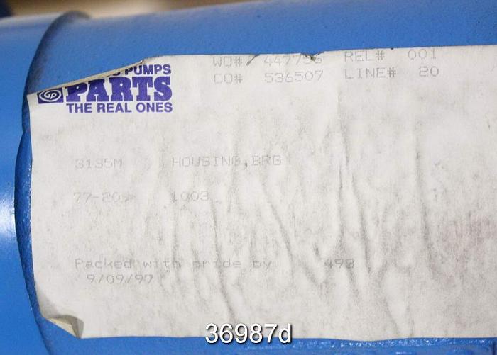 Unused Goulds 3135M Pump Bearing Housing, 77-209 1003 #36987