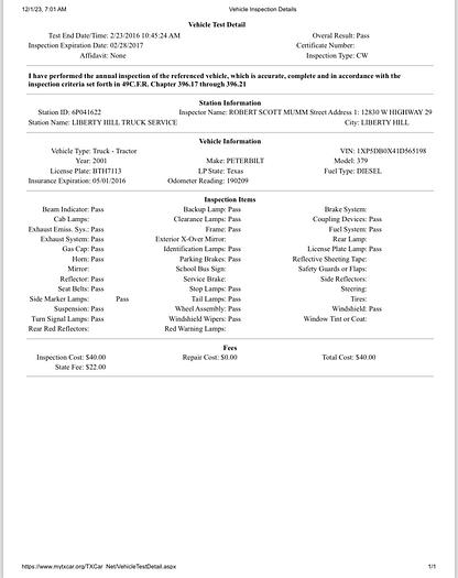 Used 2001 Peterbilt 379
