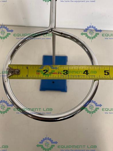 Used Lab Support Stand 5" x 8" Base & 23" Rod w/ Flask Clamp Holder