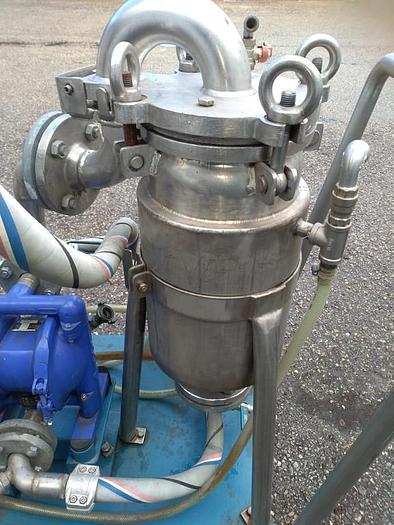 Gebraucht Ex-geschützte mobile Filteranlage mit Doppelmembranpumpe