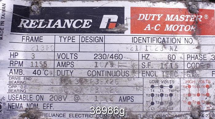 Used Black Clawson M14 Ragger with Stand Mount #38986