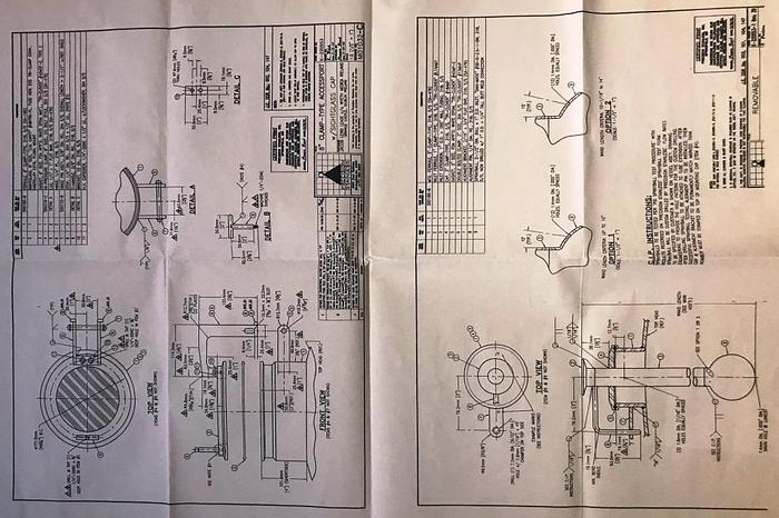 Used Process tank with 100 liter volume