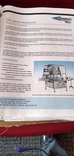 Used MRM RPF 08 Piston Filler 21.5 oz - mfr 2013