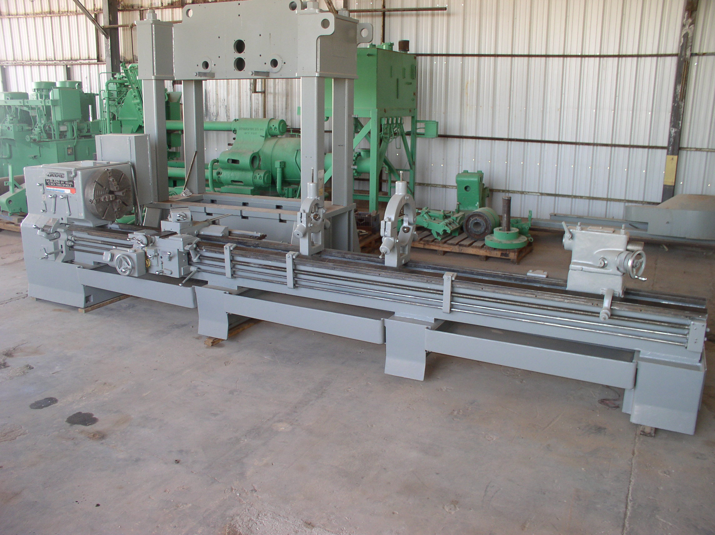 Used 26" x 192" LeBlond Regal Lathe; 5" hole