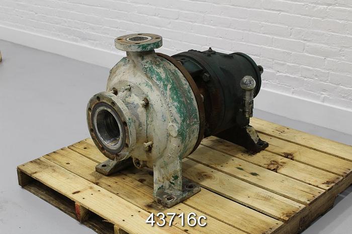 Used Goulds 3175 3x6x12 Pump, Stainless Steel Casing #43716