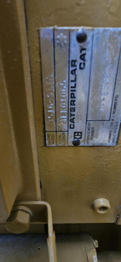 Used 1990 Caterpillar G3516 4160 volt good running high hour take outs