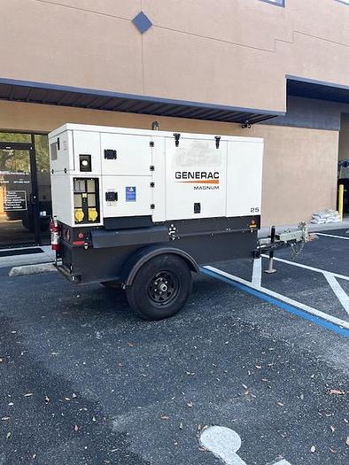 Used Lot of 11 Generators, Multiquip, Generac, Caterpillar, all Load Banked