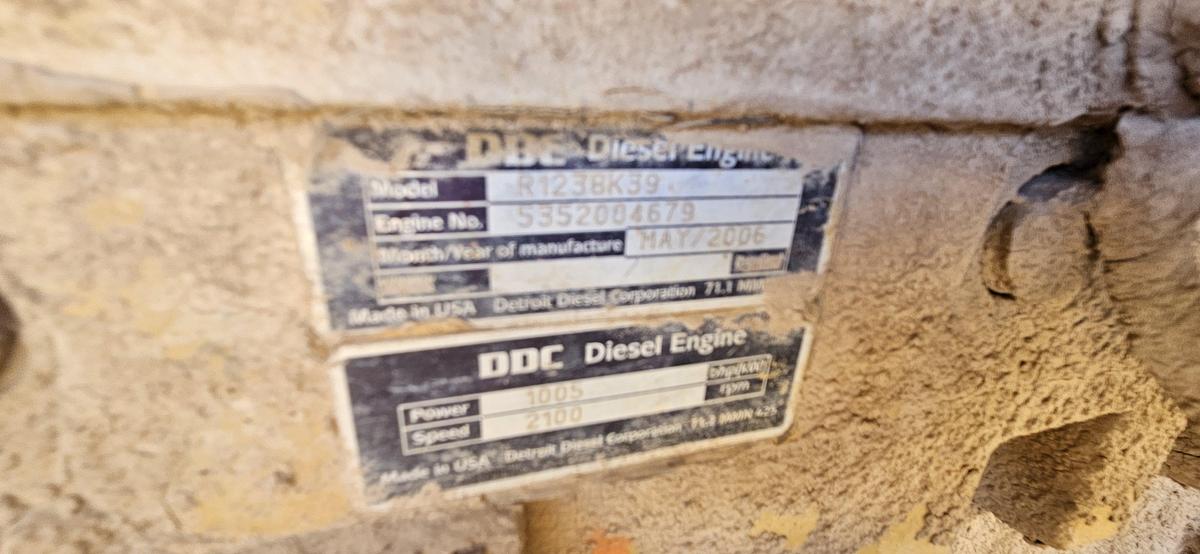 Used MTU 12V2000 Core Crank & Block