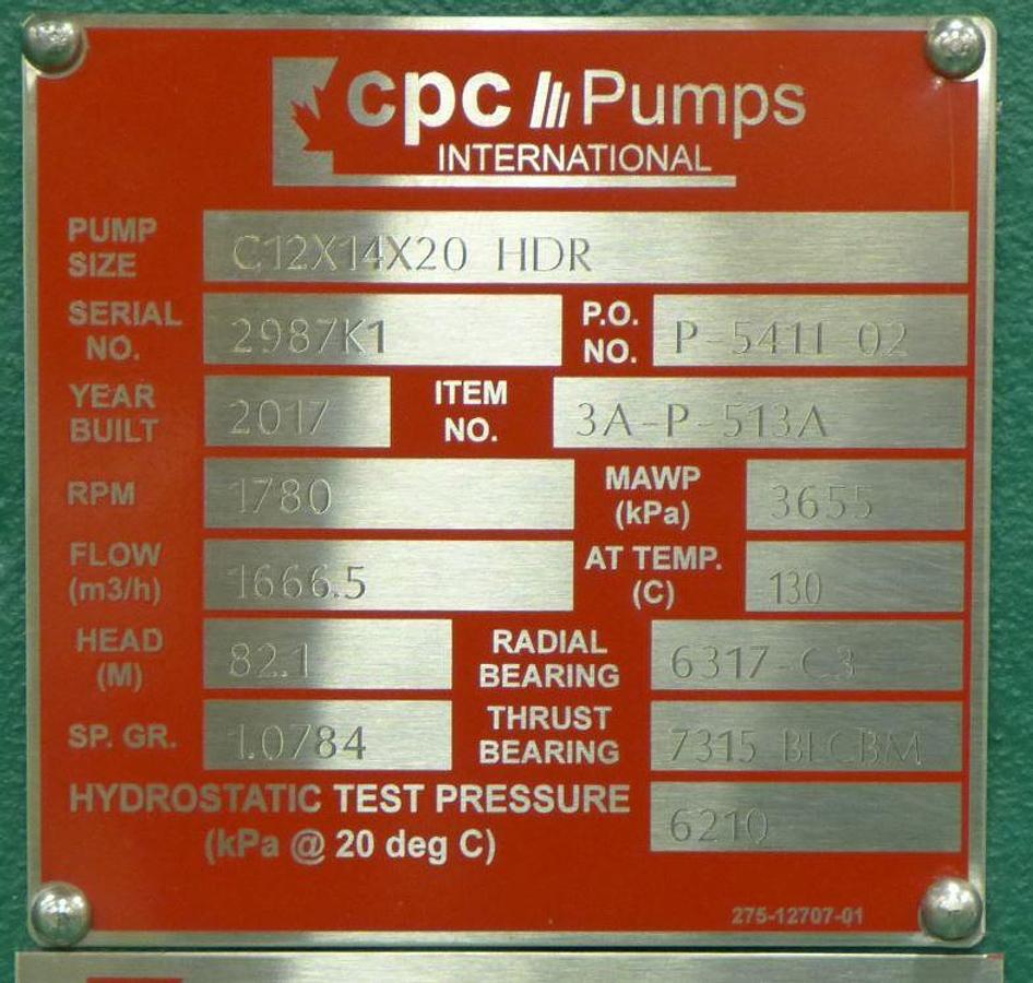 2017 CPC Pumps C12X14X20 HDR