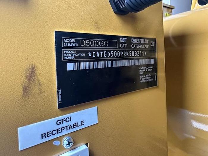 2023 Caterpillar 500kW Generator